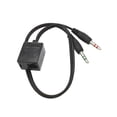thumbnail image 1 of serony Headset Cable Adapter Dual 3.5mm Female to Male Conversion Line Headsets Converter Study Office Business Conference, 1 of 7