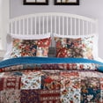 thumbnail image 4 of Barefoot Bungalow Poetry Patchwork Print Oversized Quilt Set, 2-Piece Twin/Twin XL, 4 of 7
