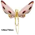 thumbnail image 2 of WANNGWE Back mounted Type Butterfly Balloons 49 Inches Fairy Wings Balloon for Girls Birthday Party Decorations Kids Butterfly Wings Balloon Spring Theme Baby Shower Decor Supplies, Pink WJ97-5544, 2 of 5