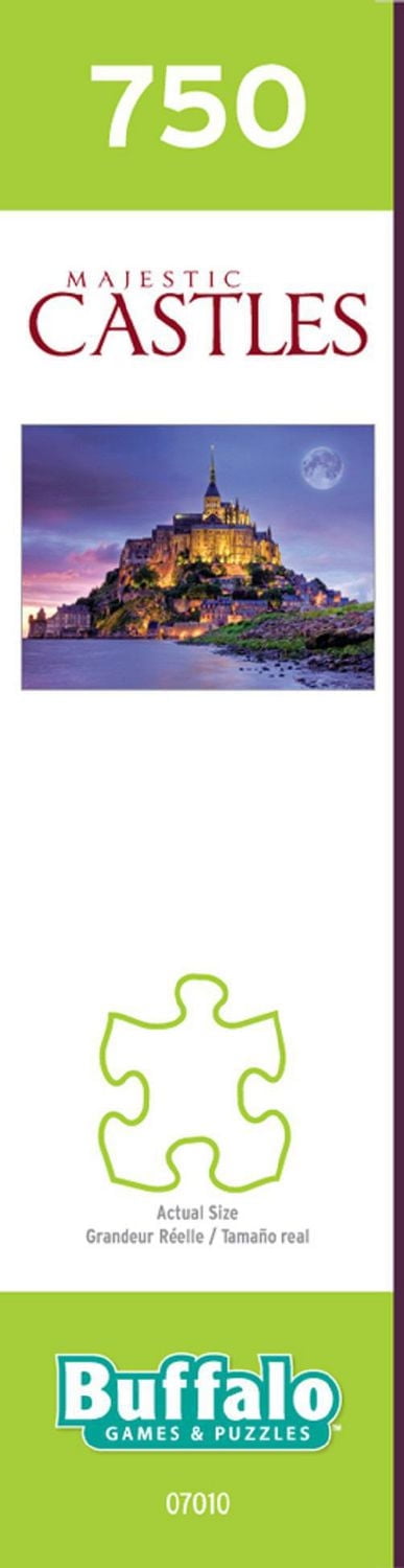 Buffalo Games Majestic Castles Mont Saint Michel, France 750 Piece Jigsaw Puzzle