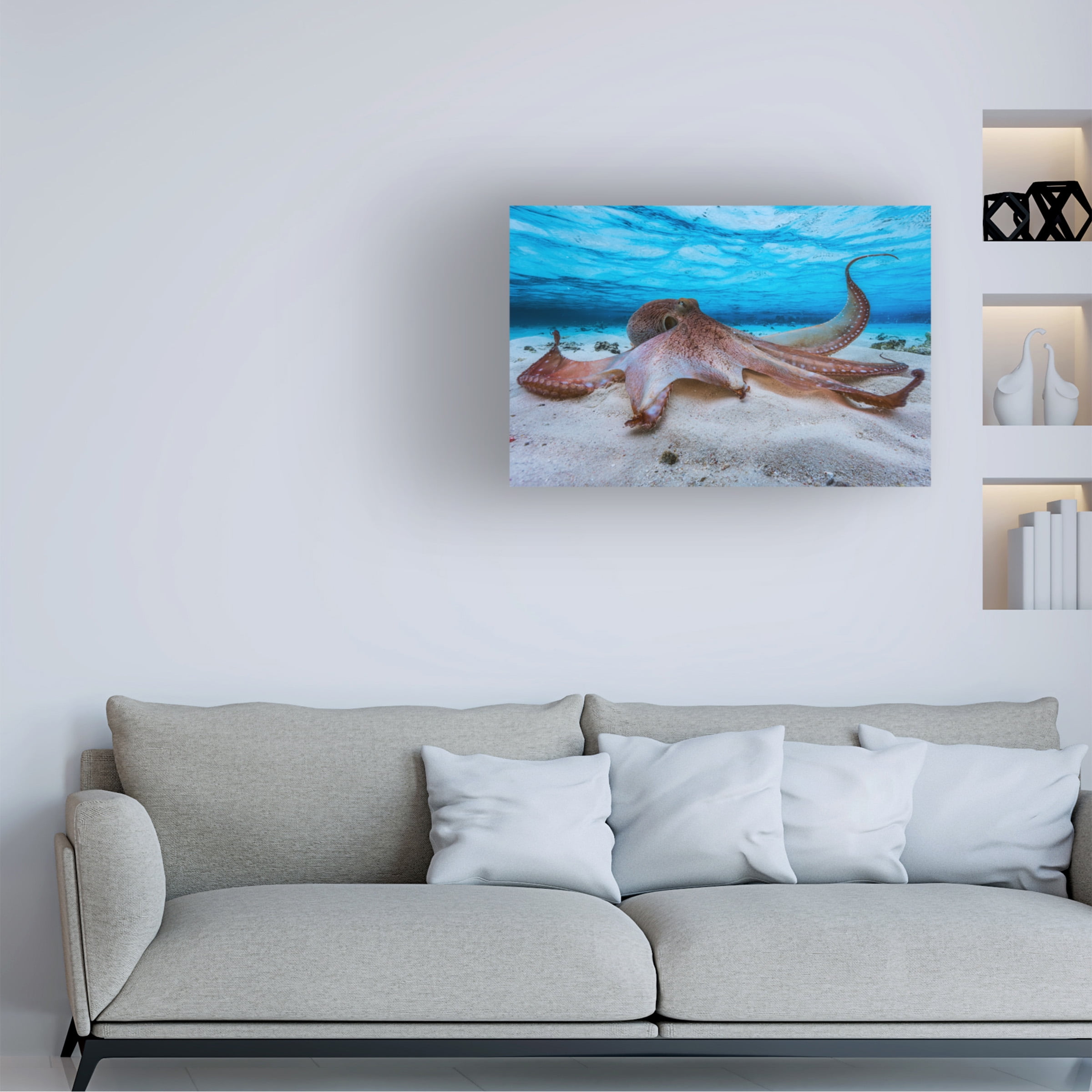 Barathieu Gabriel 'Octopus' Canvas Art
