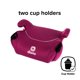 thumbnail image 5 of Asientos de coche elevadores sin respaldo Diono Solana, paquete de 2, color rosa, 5 of 9