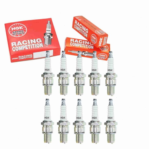 10 pc NGK 4074 Racing Spark Plugs for AR2593 AR2594 AR51 Ignition Wire Secondary