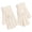 White-H, variant on Split Finger Gloves Insulated Cold Weather Handwear For Teens School Outdoor