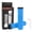 Blue, variant on Mosiee Bicycles Handlebar Grips, Aluminum Lock-On Ergonomic Bike Grips Red