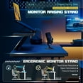 thumbnail image 2 of Homall L-Shaped Gaming Desk 51 Inches Corner Office Gaming Desk with Removable Monitor Riser, Classical Black, 2 of 8