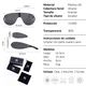 thumbnail image 5 of Lentes De Sol Xolek 154 Aviador Futurista Uv400 Glam, 5 of 6