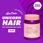 Lime Crime Unicorn Hair, Semi-Permanent Hair Color, Vegan, Full Coverage, Pony, 6.76 fl oz (Unisex)