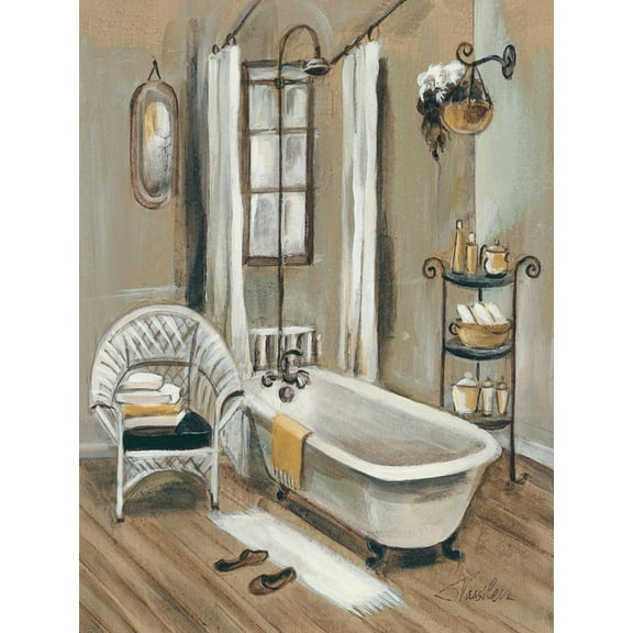 Art.com French Bath II Art Print by Silvia Vassileva, 12" x 16"