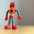 thumbnail image 2 of Lot de 5 Rouges - Robot en Fil Créatif Torsadé et Déformable, Modifiable Villain Doll, Jouet Anti-Stress Amusant et Farceur pour Enfants, Cadeau Fidget, 2 of 7