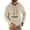 Khaki, variant on YYDGH Men's Active Hoodies Sweatshirts Casual Athletic Workout Pullover Long Sleeve Fashion Athletic Waffle Knit Sweatshirt with Kangaroo Pocket