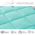 thumbnail image 5 of BednLinens 3 Piece Reversible Blue Down Alternative Comforter Set King, 5 of 6