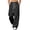 Black, variant on Hurxie Mens Baggy Sweatpants Casual Pants Elastic Drawstring Waist with Pockets Loose Fit Wide Leg Joggers Black,5XL