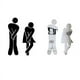 thumbnail image 3 of Señal de Baño Extraíble para Hombre y Mujer, Pegatina 3D para Espejo, Pegatina Extraíble para Hombre y Mujer para WC, 3 of 5