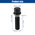 thumbnail image 3 of 20pcs M14x1.5 Extended Wheel Lug Bolts for Wheel Spacers Conical Seat 45mm Shank Length for BMW X3 E83, 3 of 6