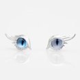 thumbnail image 1 of Diferentes pendientes de pupila para mujer, estilo ojo de gato, diseño personalizado, ligero y lujoso, pendientes de ojo de gato con aguja de plata 925, 1 of 6
