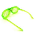 thumbnail image 4 of Gafas luminosas para fiestas navideñas con efectos LED fríos y modo intermitente, diseño ergonómico en color verde, 4 of 7