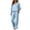 Light Blue, variant on Zynoxe Linen Sets for Women Two Piece Summer Ruched V-neck Top Wide Leg Pants with Pockets Fashion Lounge Vacation Beach OutfitsBeigeS