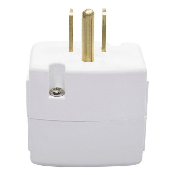 Adaptador Multi Contacto Leviton 125V Blanco