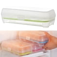 thumbnail image 2 of 2 unids 10 cuadrícula de plástico bandeja de huevos prácticos huevos de almacenamiento rack conveniente huevos contenedor de almacenamiento para cocina casera (color al azar), 2 of 4