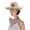 Wine, variant on Women's Bohemian Print Panama Straw Hat UV Protection Breathable Lightweight Foldable Stylish Sun Hat For Beach Travel Outdoor Summer Activities Yellow M