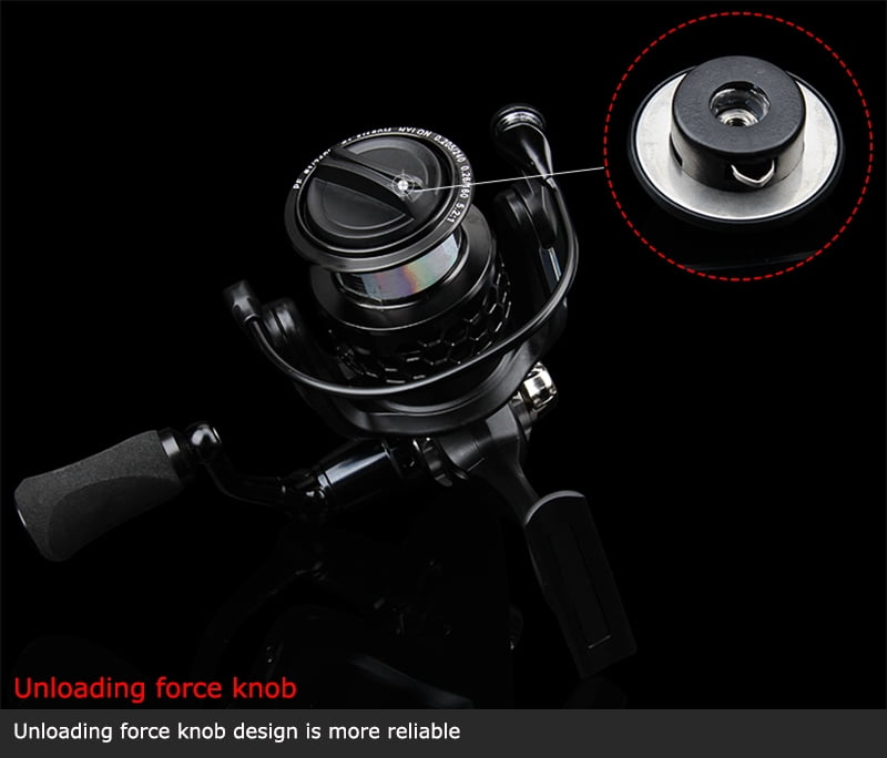 TECHTONGDA One-handed Reel All Metal Double Cup TSP2000 12 Axis Spinning Fishing Reel Left and Right Hand Interchange