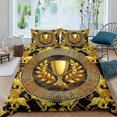 thumbnail image 1 of Milsleep Home Bedclothes Fashion Bedding Cover Set Adult Luxury Comforter Cover Set with Pillowcase, 1 of 5
