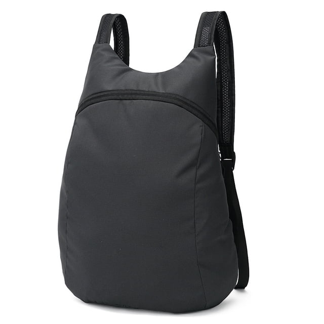 yeacher Ultralight 10L Foldable Travel Backpack - Compact Polyester Design, No Side Pockets, Includes Storage Bag for Easy Packing