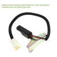 thumbnail image 6 of Unique Bargains No.87105392 Crankshaft Position Sensor for Ram 1500 5.9L 97-03 Sturdy Black Engine Crank CKP Sensor Metal Plastic 1 Pc, 6 of 6
