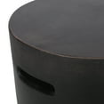 thumbnail image 4 of Baxton Lightweight Concrete Outdoor Side Table, Antique Copper, 4 of 7