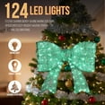 thumbnail image 6 of Tcbosik 28.3" Pre-Lit Large Christmas Bow, LED Lighted Versatile Holiday Display Decor for Indoor & Outdoor Use, 6 of 10