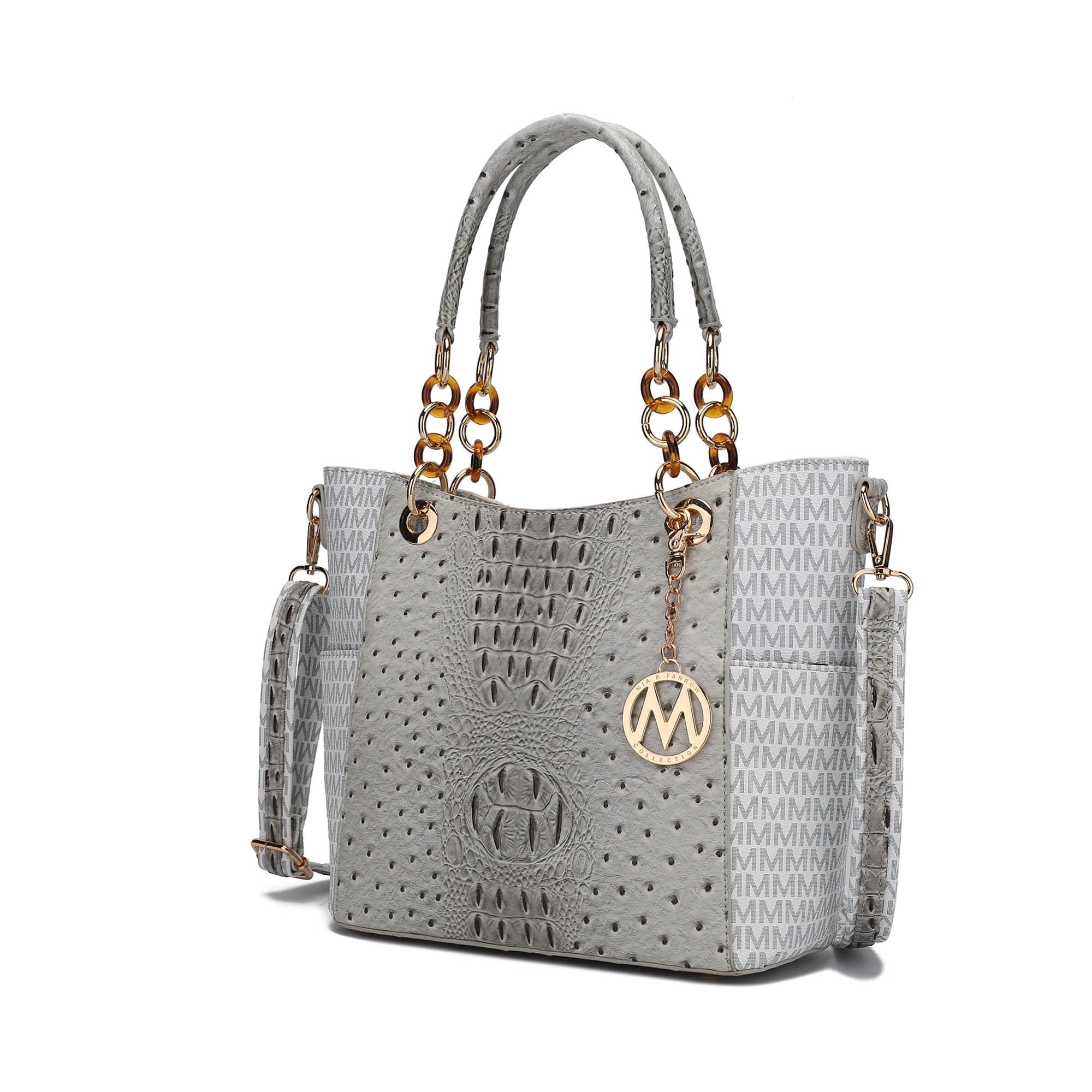 MKF Collection Miriam Women's Tote Bag Signature Vegan Leather Handbag Purse by Mia K.