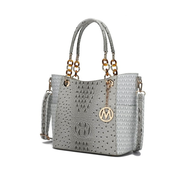 MKF Collection Miriam Vegan Leather Women's Signature Tote Handbag by Mia K.
