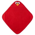 thumbnail image 4 of Sesame Street Baby Boys' Cotton Character Hooded Towel with Corner Pockets Red Elmo, 4 of 5