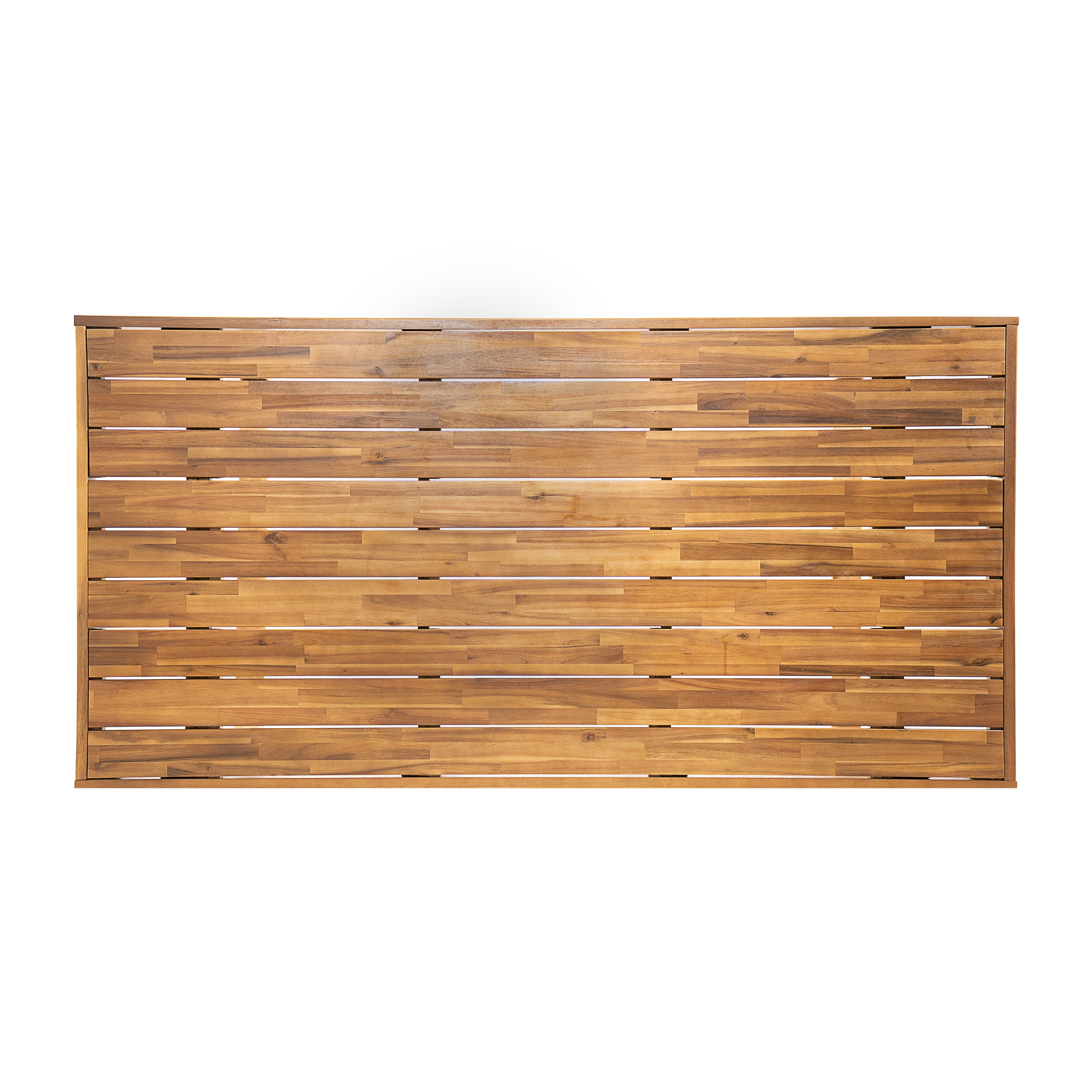 Round Dining Table, 67 Inch Outdoor Acacia Wood Table for Patio Garden Gatherings, Teak