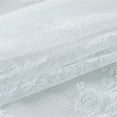 thumbnail image 3 of 2 Pcs Sheer Lace Curtains for Bedroom,Ivory Elegant Victorian Scalloped Trim  Curtains,Premium Embroidery Floral Tulle Lace Curtains, 57.08"*78.74", 3 of 7