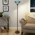 thumbnail image 4 of Tiffany 12'' Tiffany Torchiere Floor Lamp,Stained Glass Floor Standing Light, 4 of 6