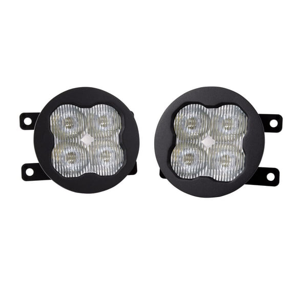 Diode Dynamics Driving/Fog Light DD6177 Driving/Fog Light; Stage Series Sport; LED Bulb; Clear Bulbs; 3 Inch Round; 80x8 Degree Fog Beam; 1520 Effective Lumens; Polycarbonate Clear Lens