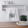 thumbnail image 3 of We are On Beach Time Highly Absorbent Beach Towels Kitchen Towels Dishcloth,Inspirational Quote Summer Beach Starfish Hand Towels Tea Towels for Bathroom Kitchen Decor,Gifts for Beach Lovers, 3 of 6