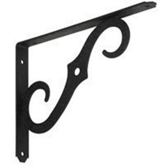 Stanley Hardware 229450 Support d'Étagère Déco 10 x 7 Po. Noir