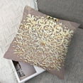 thumbnail image 7 of Pink Christmas Throw Pillow Covers Gold Xmas Decor Silver Golden Decorative Tree Snowflakes Reindeer Cushion Cases Tree Bronzing Home for Couch Sofa Bedroom, 7 of 7