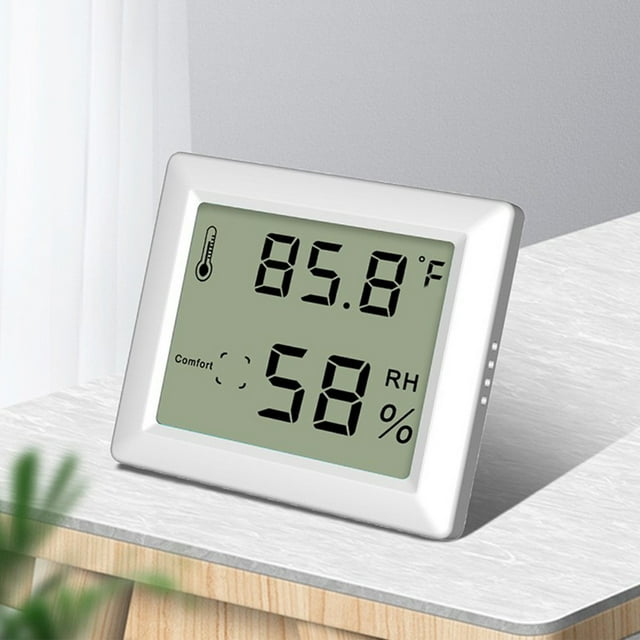 Nilvkv Wireless Weather Stations Indoor Thermometers Hygrometer Digital Temperature Humidity Monitor With Tips