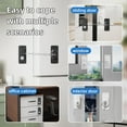thumbnail image 5 of Child Proof Door Lock (1 Pack), Door Locks for Kids safety & Cat Door Latch, for Fridge Lock, Cabinet Locks, Window Locks and Baby Proofing, Strong non-marking Adhesive No Drilling., 5 of 7