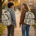 thumbnail image 2 of HUISEFOR Duck Camo Kids Backpack Set 4 Piece 17 Inch Flap School Bag with Lunch Bag, Pencil Case and Water Bottle Holder Lightweight for Preschool Elementary Bookbag Set, 2 of 7