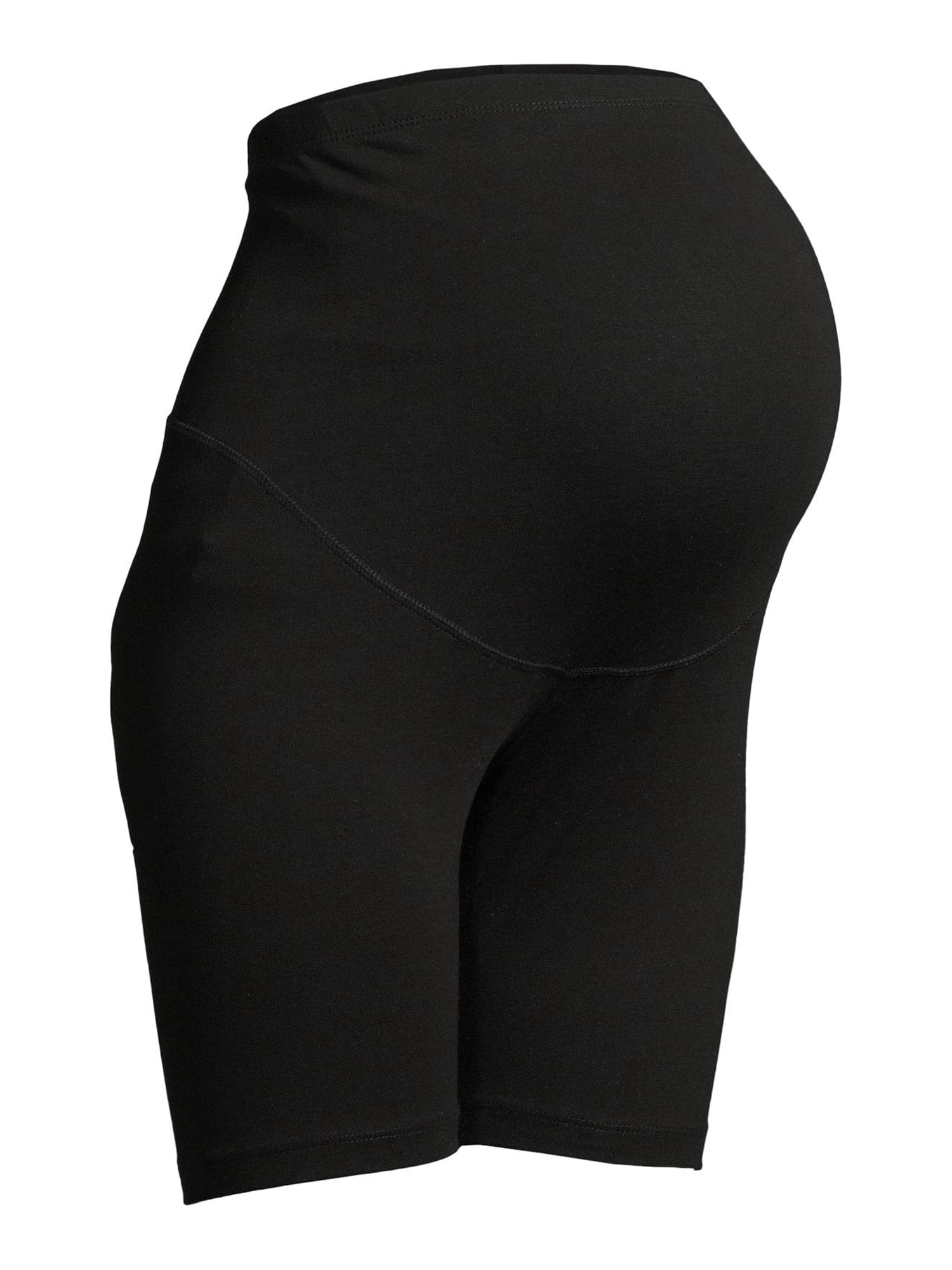 Oh! Mamma Maternity Women's Bike Shorts Set, 2-Pack (Women's & Women's Plus)