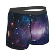 thumbnail image 3 of Daiia Planets Stars And Galaxies1 Men's Underwear Boxer Briefs, Cotton Stretch Moisture-Wicking Underwear-Large, 3 of 9