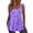 A-Light Purple2357, variant on Womens Tank Tops V Neck O Ring Strap Floral Print Blouses Flowy Lightweight Sleeveless Tops
