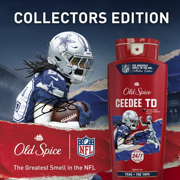 Old Spice Body Wash for Men, NFL Collection, CeeDee Lamb TD, Teak