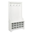 thumbnail image 3 of Prepac Manufactured Wood Hall Tree with Shoe Storage, 3 of 7