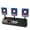 shooting games, variant on Electronic Scoring Target for Shooting Games, Digital Auto-Reset Moving Target with Sound Effects, Indoor Outdoor Aiming Practice Equipment, Three-Ring Goal